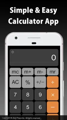 Calculator android App screenshot 0